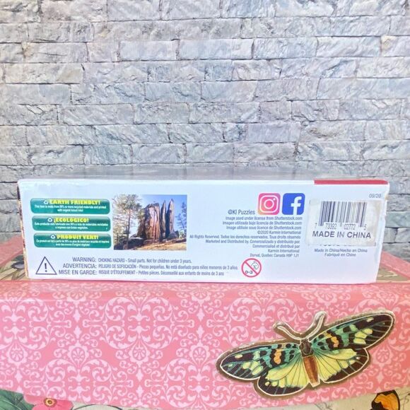 Postcard Collection Puzzle NWT 550 Pieces Multicolor 24 x18 Nauture Scene - Picture 2 of 6